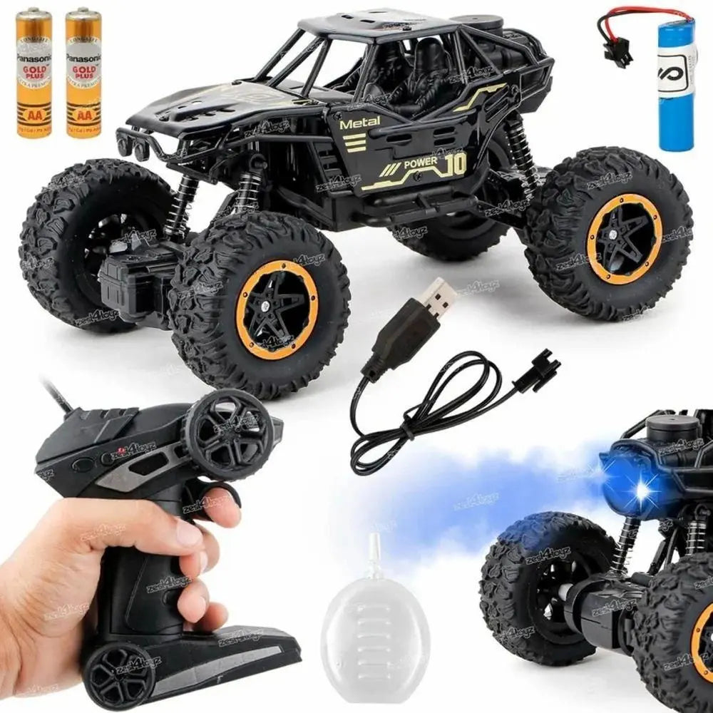 RC Off-Road Rock Crawler Car – High Grip 4WD Climbing Truck Toy